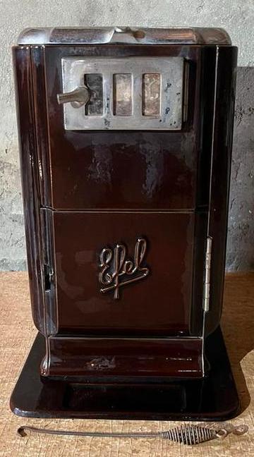 Vintage EFEL houtkachel van gietijzer, Huis en Inrichting, Kachels, Gebruikt, Houtkachel, Hout, Ophalen