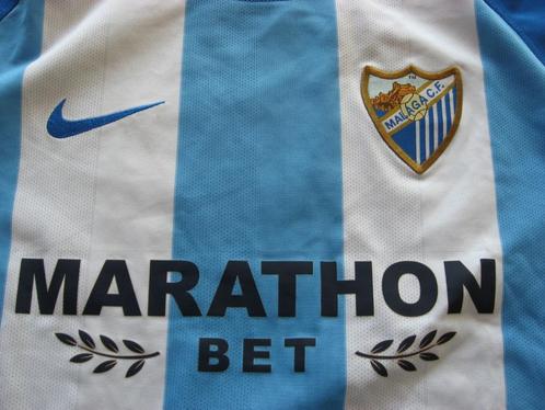 Shirt Malaga CF 2017-18 Nike La Liga Spanje Origineel, Sport en Fitness, Voetbal, Shirt, Ophalen of Verzenden