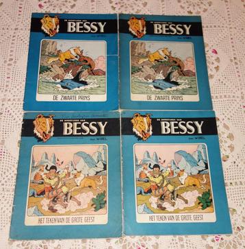 Verzameling strips Bessy - ongekleurde reeks tot nr 60.