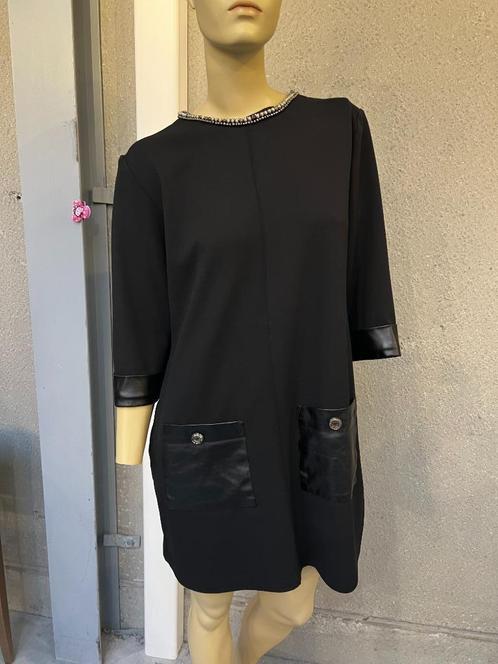 jus d'orange s, Kleding | Dames, Jurken, Zo goed als nieuw, Maat 36 (S), Zwart, Boven de knie, Ophalen of Verzenden