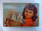 vintage blikken doos Jacques met sleutel, Verzamelen, Blikken, Ophalen of Verzenden, Gebruikt, Koek(jes), Overige merken