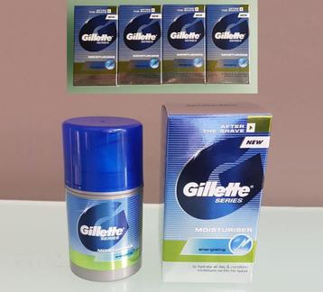 Lot 4x GILLETTE After Shave vochtinbrengende crème zorg 50ml beschikbaar voor biedingen