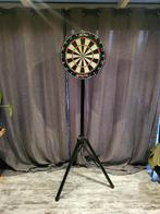 Dartsbord met statief en set pijlen, Sport en Fitness, Darts, Ophalen, Zo goed als nieuw, Dartbord met pijlen