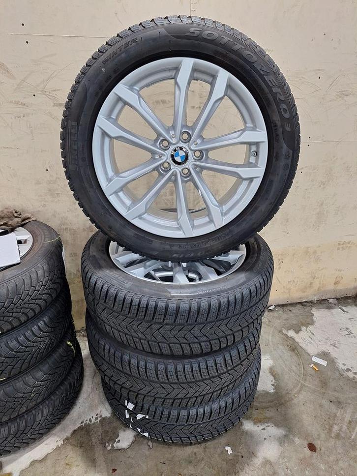 Bmw X3 Winterset 19 Inch Origineel, Autos : Pièces & Accessoires, Pneus & Jantes, Pneus et Jantes, Pneus hiver, 17 pouces, 215 mm