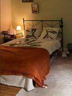 2-persoonsbed 140 m, Huis en Inrichting, Slaapkamer | Bedden, Ophalen, Gebruikt, Zwart, Tweepersoons
