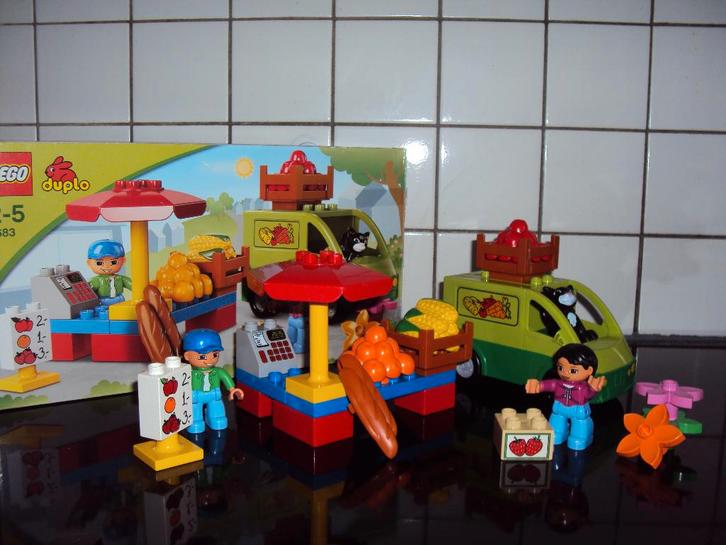 DUPLO Marktplein - 5683*VOLLEDIG*, Enfants & Bébés, Jouets | Duplo & Lego, Duplo, Ensemble complet, Enlèvement ou Envoi