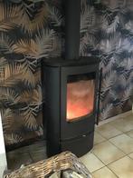 Poêle à bois noir moderne, Maison & Meubles, Poêles, Enlèvement, Utilisé, Bois, Autoportant