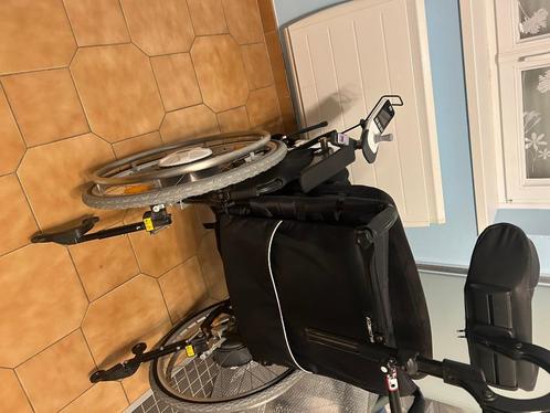 Fauteuil roulant électrique et manuel  noir, Diversen, Overige Diversen, Zo goed als nieuw, Ophalen of Verzenden