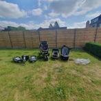 Buggy + Wieg + maxi cosi pebble +  3x familyfix + assesoires, Ophalen, Gebruikt, Regenhoes