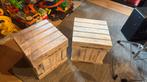 Houten kist - 2 stuks, Huis en Inrichting, Woonaccessoires | Kisten, Ophalen, Zo goed als nieuw