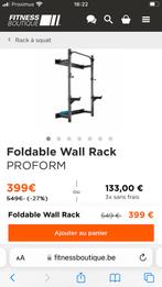 Rack de musculation pliable, Sports & Fitness, Comme neuf, Autres types