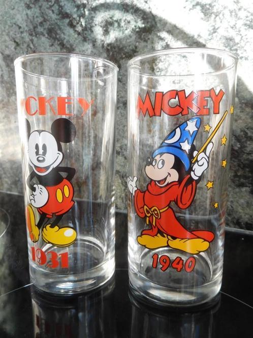 2 verres Mickey - Euro Disney, Collections, Disney, Neuf, Mickey Mouse, Enlèvement ou Envoi
