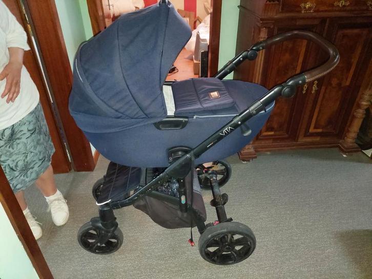 Kinderwagen my junior.Met baby coque+ babybed gratis, Kinderen en Baby's, Buggy's, Zo goed als nieuw, Ophalen