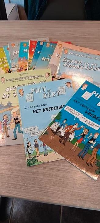 Piet Pienter 1-45 uitgez 32 + Het vredeswapen 1+2, Boeken, Stripverhalen, Gelezen, Ophalen of Verzenden