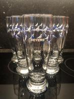 beyers bierglazen 6 stuks, Verzamelen, Overige merken, Glas of Glazen, Zo goed als nieuw, Ophalen