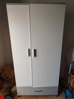 Armoire enfant blanche et tiroir gris, Kinderen en Baby's, Kinderkamer | Commodes en Kasten, Ophalen, Zo goed als nieuw, Kast