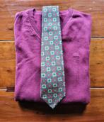 1980's Echte Christian Dior Monsieur Tie - 100% Zijde, Kleding | Heren, Stropdassen, Ophalen of Verzenden, Zo goed als nieuw, Rood