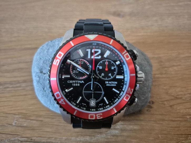 Horloge Certina DS Action Chrono, Handtassen en Accessoires, Horloges | Heren, Zo goed als nieuw, Polshorloge, Ophalen