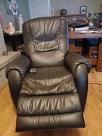 Elektrische relaxzetel donkerbruin, Ophalen