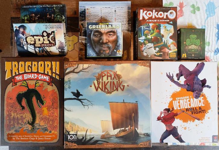 Tiny Epic Pirates, Kokoro, Trogdor, Pax Viking, Vengeance..., Hobby & Loisirs créatifs, Jeux de société | Jeux de plateau, Comme neuf