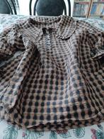Zwart bruine blokjes Tuniek M 48/50 ZEZE NORDIC, ZEZE NORDIC, Bruin, Verzenden, Blouse of Tuniek