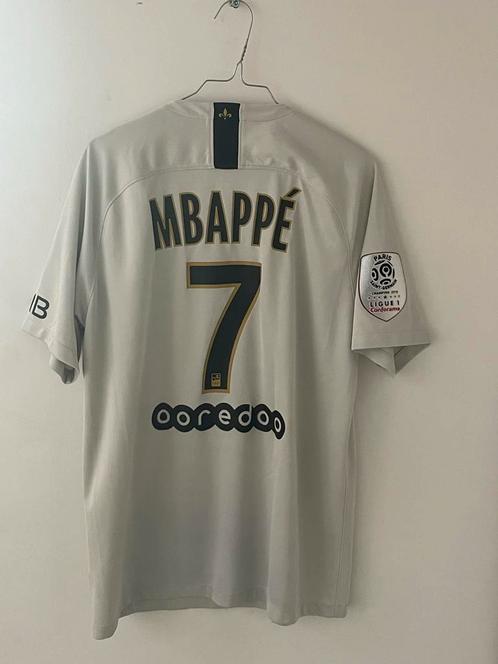 PSG officieel shirt #7 Mbappé, Sport en Fitness, Voetbal, Zo goed als nieuw, Shirt, Maat XL, Ophalen of Verzenden
