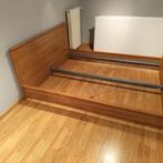 VERLAAGDE PRIJS 2 pers. bed IKEA (zonder lattenbodem/matras), 160 cm, Gebruikt, Bruin, Hout