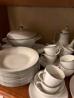 BAVARIA vintage tijdloos servies wit met zilver rand, Antiek en Kunst, Ophalen