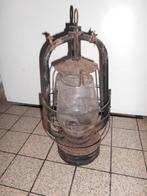oude lantaarn stormlamp met glazen bol PARIS, Antiek en Kunst, Ophalen of Verzenden