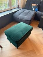 Groen velvet ikea poefje, Huis en Inrichting, Zetels | Voetbanken en poefs, Ophalen, Zo goed als nieuw