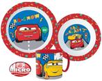 Disney Cars Kinderservies met Mok - Magnetron, Kinderen en Baby's, Ophalen of Verzenden, Nieuw