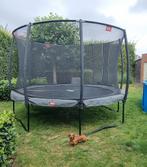 Berg Trampoline 380 grijs + Safetynet, Kinderen en Baby's, Speelgoed | Buiten | Trampolines, Ophalen, Gebruikt