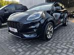 Ford Puma Ecoboost mHEV ST-Line AUT (bj 2022, automaat), Auto's, Zwart, Zwart, 5 zetels, Hybride Elektrisch/Benzine