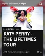 2 tickets katy perry 16/10 platinum zitplaats 120/ticket, Tickets en Kaartjes, Concerten | Pop, Twee personen