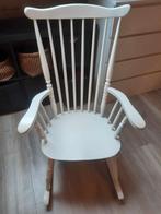 schommelstoel wit, Huis en Inrichting, Ophalen, Gebruikt, Wit, Hout