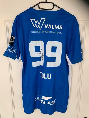 Matchworn KRC Genk Tolu Arokodare, Verzamelen, Sportartikelen en Voetbal, Ophalen of Verzenden, Gebruikt, Shirt
