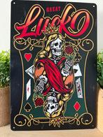 Metalen reclamebord Lucky, Ophalen of Verzenden, Nieuw, Reclamebord