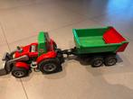 Bruder grote tractor met aanhanger, Kinderen en Baby's, Speelgoed |Speelgoedvoertuigen, Ophalen of Verzenden, Zo goed als nieuw