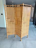 Bamboe Bohemian kamerscherm paravent, Huis en Inrichting, Woonaccessoires | Kamerschermen, Ophalen, Gebruikt