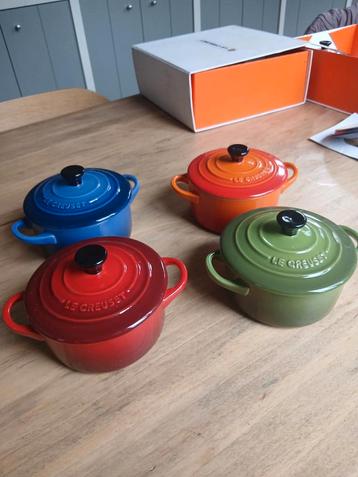 Le Creuset Mini Cocottes – set van 8 stuks beschikbaar voor biedingen