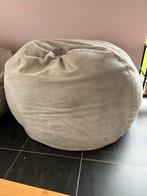 Zitzak Large Cord Velours platinum vetsak, Ophalen, Zo goed als nieuw, Grijs, Zitzak