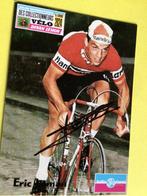 Wielerkaart team flandria eric lemand signe, Sport en Fitness, Wielrennen, Verzenden, Zo goed als nieuw
