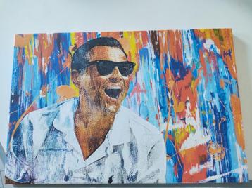 Wolf of Wall street canvas 60/40 Gatsby laughing Leo 