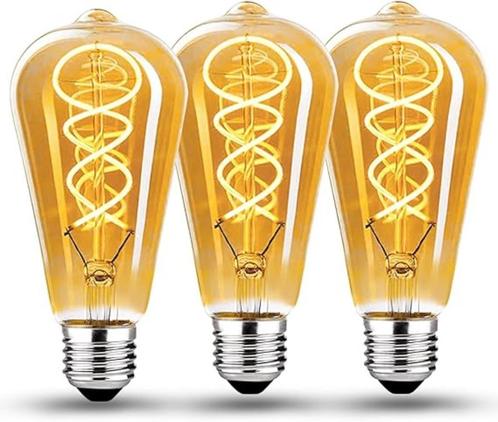 Vintage Edison gloeilamp SNELLE GRATIS LEVERING, Huis en Inrichting, Lampen | Losse lampen, Nieuw, Gloeilamp, Minder dan 30 watt