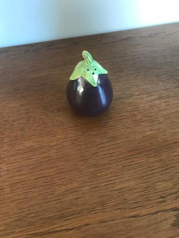 vintage keramieken potje-strooibus aardewerk:model aubergine, Enlèvement ou Envoi
