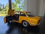 Alfa Romeo 1750 GTV Giallo Ocra Autoart 1:18, Ophalen of Verzenden, Zo goed als nieuw, Auto, Autoart
