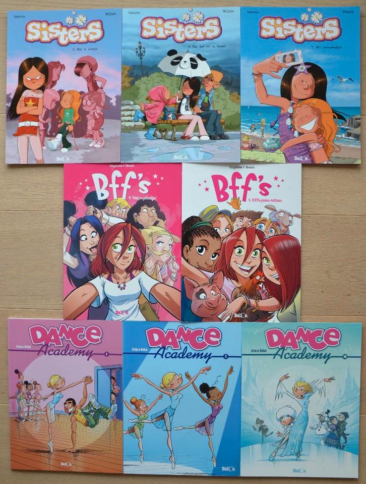 Sisters, Bff's, Dance Academy, Boeken, Stripverhalen, Gelezen, Meerdere stripboeken, Ophalen