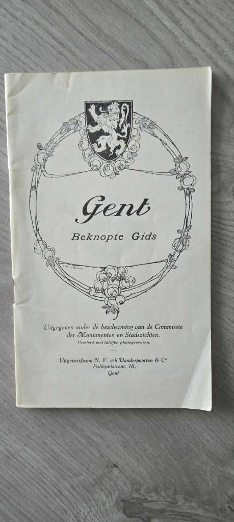 Gent beknopte gids Maison Vanderpoorten, Boeken, Geschiedenis | Stad en Regio, Gelezen, 20e eeuw of later, Verzenden