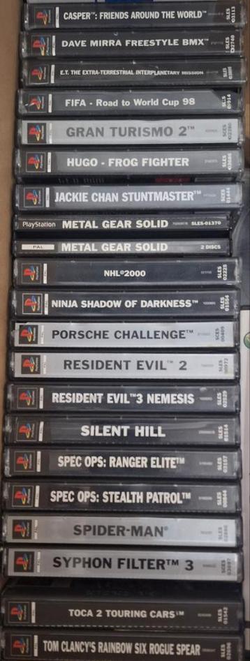 20x PlayStation / PS1-games beschikbaar voor biedingen
