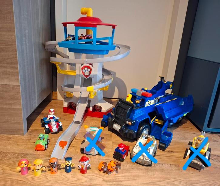 Paw Patrol speelgoed, Kinderen en Baby's, Speelgoed | Actiefiguren, Gebruikt, Ophalen
